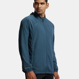jockey MV40 Men's Microfiber Fabric Water Resistant Convertible Active Wear Hoodie Jacket image 2