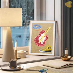 Lakeer A4 Laminated Jute Sheet Pack of 5 Pcs Burlap -No Fray Fray Natural for Craft, Artwork, DIY, Gift Wrapping, Wedding, Event & Home Decore image 5