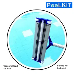 PooLKiT Swimming Pool Vacuum Head Cleaning Brush 18 Inch, Swimming Pool Vacuum Brush Head image 4