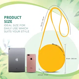 lify Women's Women's Round Crossbody Handbags Mini Shoulder Bag Round Crossbody Wallet, Fashion Circle Crossbody Purse Clutch Handbag– 1 Piece image 2