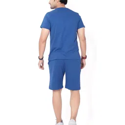 weet Cotton T-Shirt and Shorts Set for Men,Night Wear for Men,Men's Pyjama Set 119 image 4