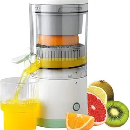 Drumstone ๐๐๐๐ ๐๐ ๐๐๐๐๐ ๐๐๐๐๐๐๐๐ Portable Citrus Juicer Extractor - Electric USB Charging, Compact 45W Press with Lockable Spout for Fresh Orange & Lemon Juice t Idea image 1