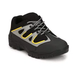 eego italy Black Genuine Leather Steel Toe Safety Shoes_SS-06-8 image 2