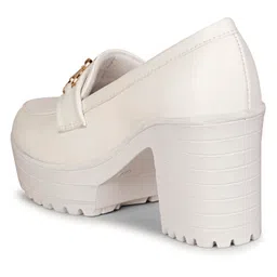 commander shoes High Heel Pull On Belly Shoe for Women and Girl (848) image 3