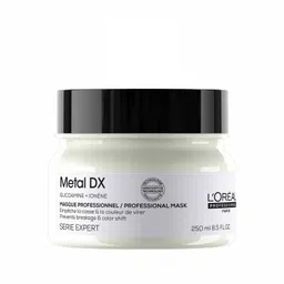 l'oréal professionnel paris L’Oréal Professionnel Metal DX Anti-Deposit Protector Hair Mask - 250ml | Professional Mask for Less Breakage, Get Strong & Shiny Hair | With Glicoamine | For Men & Women image 1