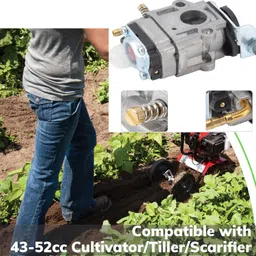 LUCK INTERNATIONAL WITH LI LOGO 2-Stroke Carburetor 52cc for Brush Cutter, Sprayer, Water Pump, and Earth Auger Engine - High-Performance Carburetor for Enhanced Fuel Efficiency and Engine Power image 2