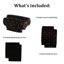 spring seaon Underarm Crutch Padded Covers Universal Padding Cushion Sets Accessories for Crutches image 3