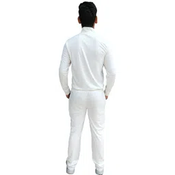 CALIGOSTLE Full Sleeves Cricket Tracksuit for Men (White) image 5