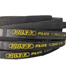 generic Fenner Poly-F Plus PB, C90, Heavy-Duty Industrial V-Belt, Heat and Oil Resistant, Black, image 1