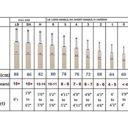 Ske Popular Willow Cricket Bat for All Tennis Ball Full Size image 5