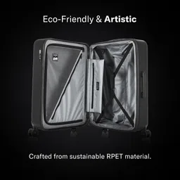 samsonite Red TOIIS Blossom Expandable 55 Cms Small Cabin Polycarbonate Hard Sided 8 Wheel Spinner Luggage/Suitcase/Trolley Bag (Gold Mustard) (Double Wheel), Mustard image 5