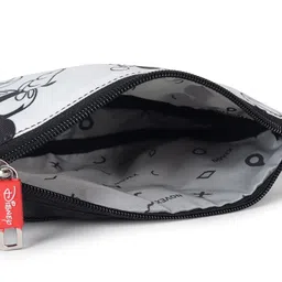 novex Disney Mickey Mouse Waist Bag | Original Polyester Fanny Pack | Hiking & Trekking Travel/Camping Pouch with Adjustable Strap | Unisex Zipper Lock Bags - Black | Multifunction Stylish Pack image 4