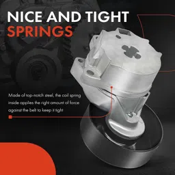 A-Premium Belt Tensioner Assembly Compatible with Nissan Armada Titan 2005-2015 Pathfinder 2008-2012 Infiniti QX56 2004-2010 image 5