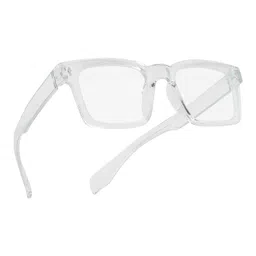 dervin Clear Lens Square Sunglasses/Frames for Men and Women image 5