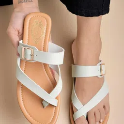 shoetopia Women's Flat-730 Flat Sandal image 3