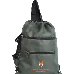 Penguin 14 Litre Drawstring Backpack Daypack Dori Bags Camouflage Gym Hiking Bag with Bottle Mesh Pocket image 4