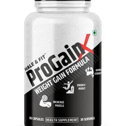 hale & fit ProGainX Weight Gain Formula Health Supplement, 60 Capsules, 30 Servings image 1