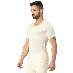 roopam Men Pure Wool Half Sleeves Vest image 3