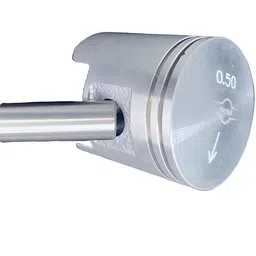 Unique XL Super 70 Piston Ring Kit – Suitable for TVS XL Super 70CC (+0.50MM) image 1