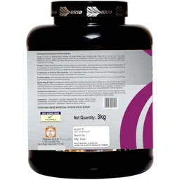 Brio Lean Mass Gainer With L-Glutamine And Creatine. 1173Kcals And 67.5 g Protein per 300g serving. Mass Gainer For Men And Women Chocolate Flavour Pack Of 3 Kg image 5