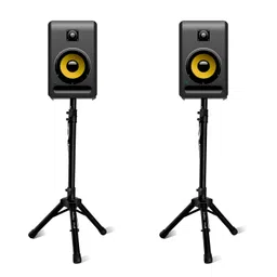 Softline Pro Heavy Duty Tripod Studio Monitor Stand Adjustable Height Foldable Tripod Legs Non-Slip Rubber Pads Foldable Monitor Speaker Stands - Pair image 4