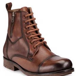 teakwood leathers Men Chelsea Mid Top Boots Perfect for Casual, Parties & Special Occasions Comfort, Durable Genuine Leather Boot Shoes | SH_MJ_31_P image 1