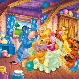 Frank Disney Winnie The Pooh Jigsaw Puzzle (250 Pieces) for Kids Above 8+ Years - Fun & Challenging Brain Booster Games | Educational Puzzle for Focus and Memory -34402 image 2