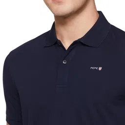 pepe jeans Men's Regular Fit T-Shirt (PM542087 Blue image 3