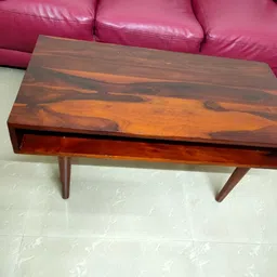 Jdav Center Table Solide Wood Coffee Table with Natural Finish image 3