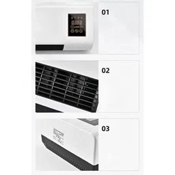 generic NTMY Wall Heater Three Gears 1800W Wall Mounted Air Conditioner Heater for Office | Home Improvement | Heating Cooling & Air |Home & Garden |1 Wall Heater (EU Standard) image 5