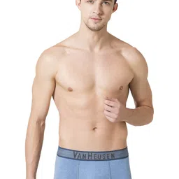 van heusen Men Denim Jacquard Waistband Trunks - Plush Back Elasticized Waistband, Contrast Stitch image 1