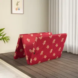 @home Nilkamal Lightweight Foldable Medium Foam Mattress | Travel Mattress (Atithi) image 1