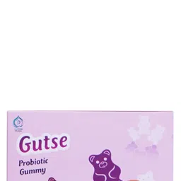 potion life sciences Gutse Probiotic Gummy, Strawberry Flavour, Sugar-Free, 15 Gummies image 1