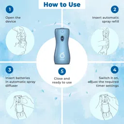 DABUR Odonil Exotic Automatic Spray Refill - 225Ml | Ocean Breeze | 2X Long Lasting | 2200 Sprays Guaranteed | Fits All Machines | Lasts Upto 60 Days image 4