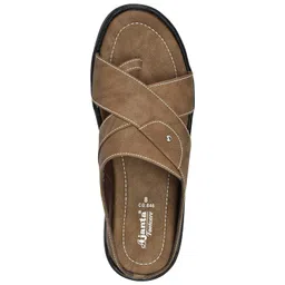 ajanta Men's Brown Synthetic Leather Sandal image 2