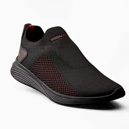 neeman's Everyday Basic Slip On For Men | Shoes For Boys | Comfortable & Lightweight, (Striking Lava, 8 UK), Black image 3