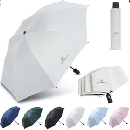 pyxbe Travel Umbrella for women Windproof Travel Umbrella for men and Compact Mini - Perfect for Car, Golf, and On-the-Go. One-Click Automatic Open and Close Strong Mini Umbrellapt (Grey) image 1