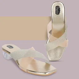 taydol women fancy block transparent heel footwear sandal (79) image 3