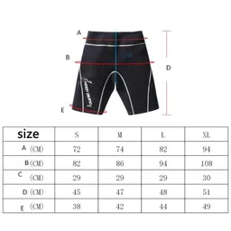 ivelect Neoprene Diving Shorts Swim Trunks Pants Wetsuits Scuba Swimsuit White S image 3