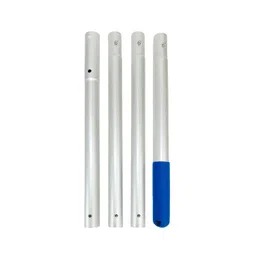LOOM TREE® Aluminum Telescopic Pool Pole Sturdy Generic for Pool Netting Extension Pole 4 Section 140cm | 1 Set Telescopic Swimming Pool Pole image 3