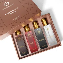 The Man Company Perfume Gift Set for Men 4 X 20ml | Premium Long-Lasting Fragrance EDP - A Gentleman's Moods for Party, Office, Outing and Date image 1