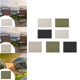 Enakshi (LABEL) Creations Folding Camping Chair Cover Wear Resistant Oxford Cloth for Beach Patio Lawn 30x47cm Khaki image 5