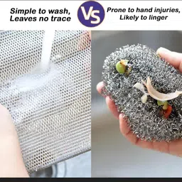 RmTOt Scrubber for Utensils 15 Pack: Steel Scrubber for Kitchen Utensils, Washing bartan, Non-Scratch Dishwash Cloth for Multipurpose Cleaning (Pack 15) image 5