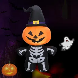 SECRET DESIRE Creations Inflatable Pumpkin Ghost Decoration for Yard Garden Indoor/Outdoor|Home Decor|Figurines image 5