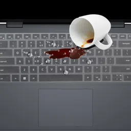 RAYA Silicone Keyboard Cover for Dell Inspiron 14 Plus [ 5440/5441/7440/7441 ] and Dell Vostro 14 [3440] & Inspiron 16 Plus [7640] 14inch Laptops [Will NOT fit for Dell Pro 14 Laptops] (Transparent) image 4