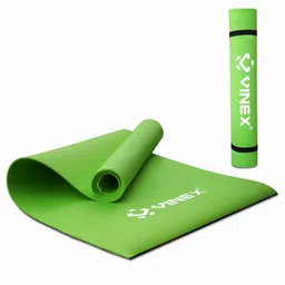 Vinex Yoga Mat-ECOS, Yoga Mat for Women and Men | Non-Slip Textured Extra Wide & Thick, Exercise Mat For Home Gym, Pilates, Gym & Fitness (4 MM), Exercise Mat for Workout Yoga Fitness Pilates and Meditation image 1