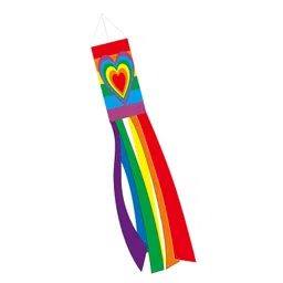 SECRET DESIRE™ Hanging Windsock Reliable Tassel Multicolor Durable for Home Decor Style D image 3