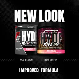 pro supps PS PROSUPPS Hyde Xtreme - Hard Hitting Energy Pre Workout Supplement|Caffeine,Beta-Alanine,L-Arginine|For Muscle Pump,Vascularity,Strength And Focus|30 Servings (Watermelon,Powder,1 Count) image 5