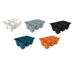 LOOM TREE® 11 Pieces Seed Starter Trays Silicone for Hydroponic Vegetables Fruit Indoor White image 2