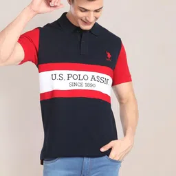u.s. polo assn. Men's Color Block Slim Fit T-Shirt image 2